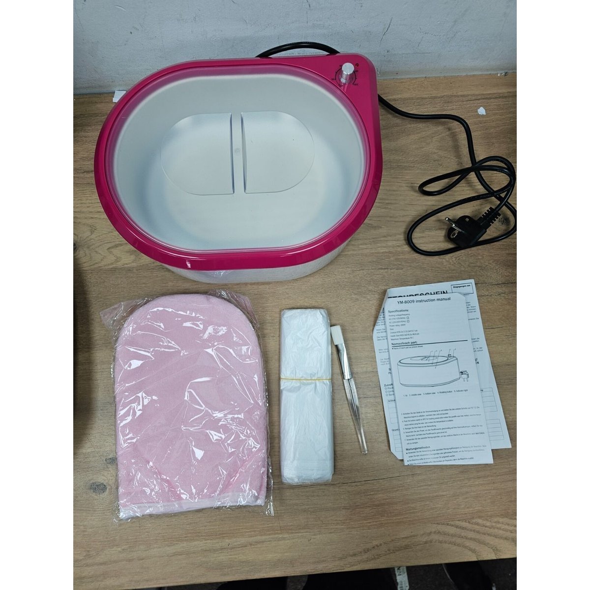we offer the top-of-the-line Paraffin Wax Warmer YM-8009.