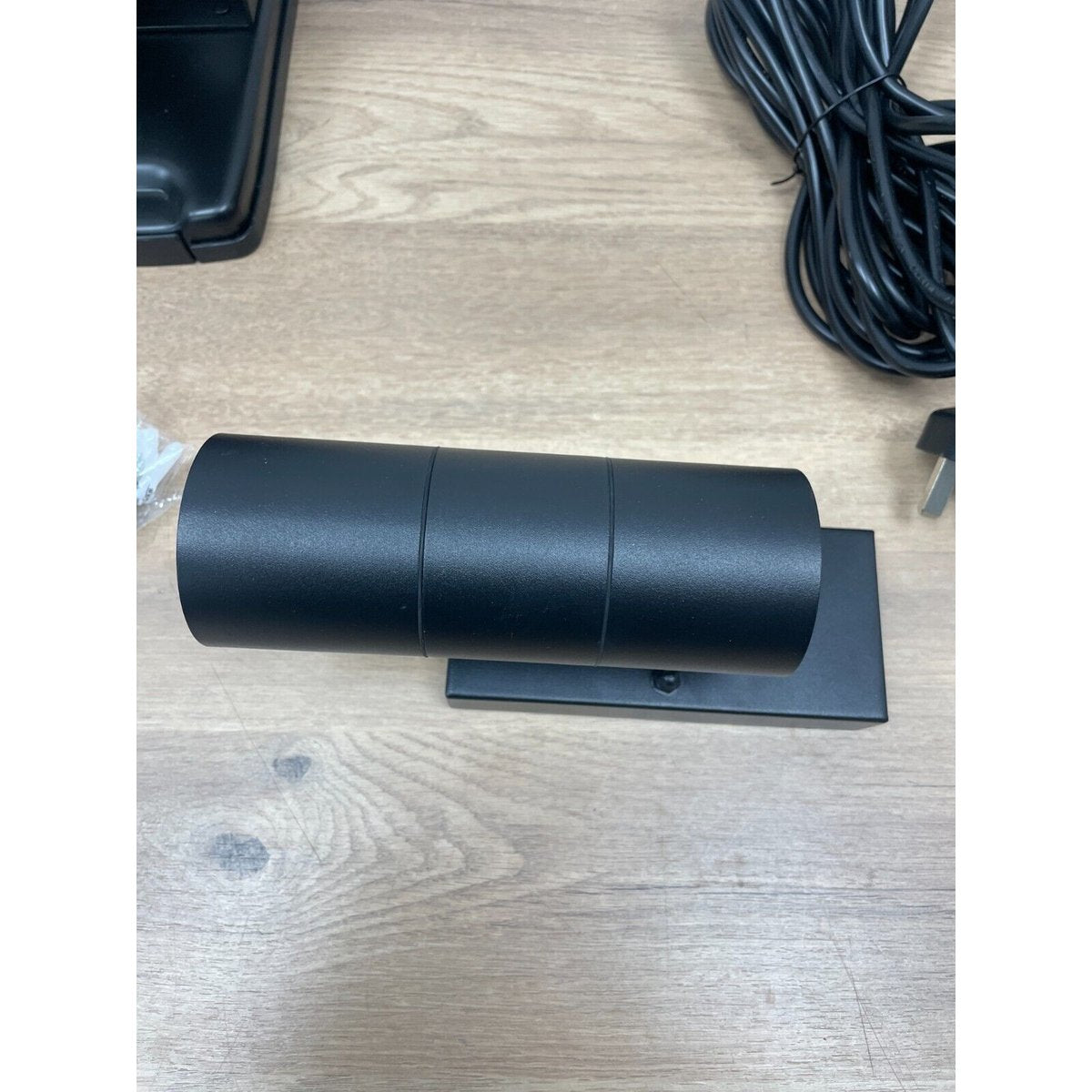 Long Life Lamp Company Black Stainless Steel Double Wall Light Up Down Wall