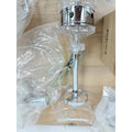 Premier Housewares E14 Small Edison Screw 40 W Alexis 5-Arm Chandelier - Chrome/
