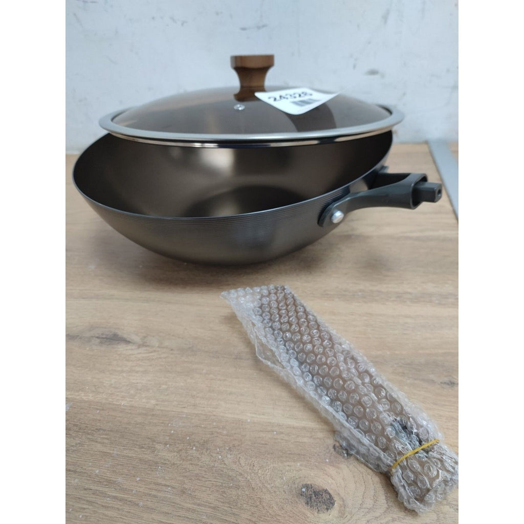 Wok With Lid Non-Stick Stir Fry Cooking Pan