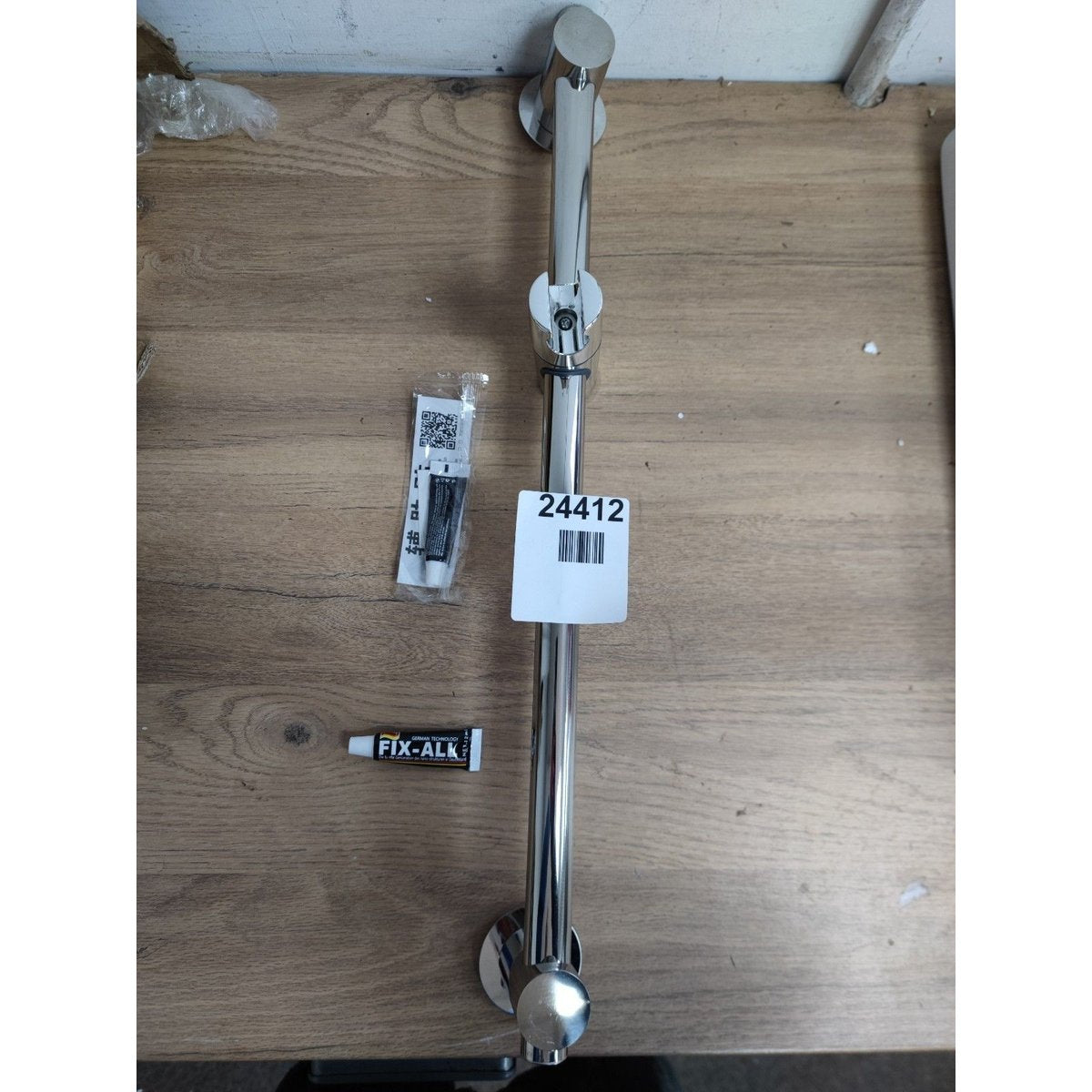 BRASS SLIDE RAIL FOR HANDSHOWER POLISHED CHROME