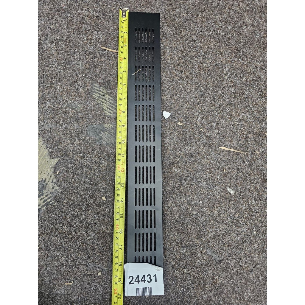 Aluminium vent grill kitchen plinth / worktop heat - black 50x 6 cm — New (other)
