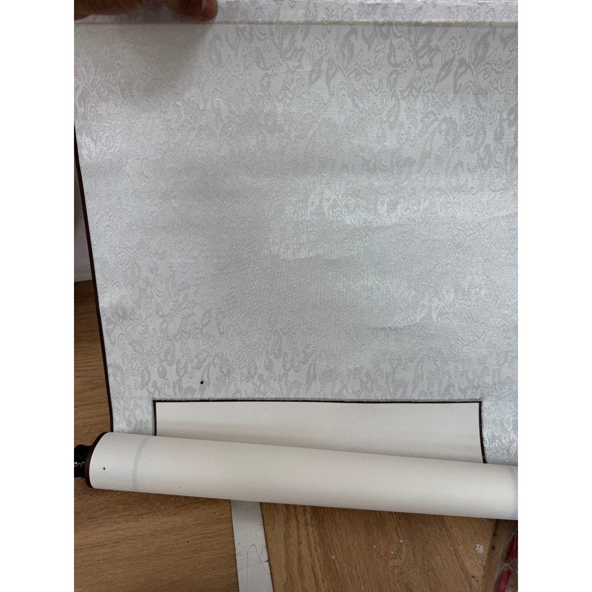 47x16 Inch Xuan Paper Scrolls, Silk Half Raw Ripe Blank Hanging Xuan Paper Chine