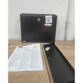 Burg-Wachter Black Contemporary Mounted Galvanised Steel Lockable