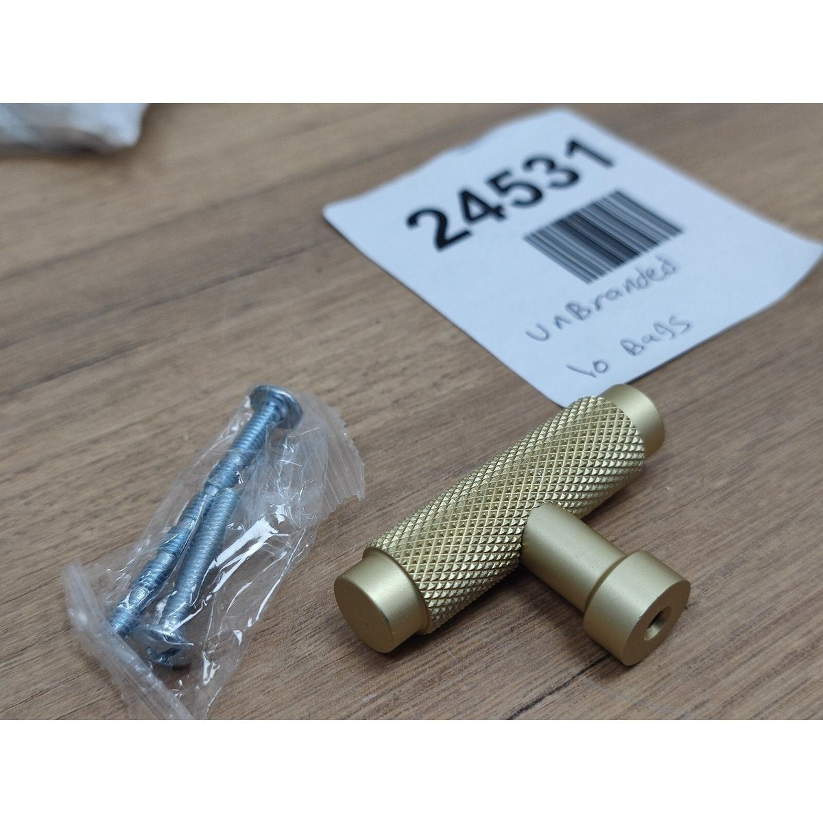 Amerdeco 10-Pack 32mm Gold Cabinet Knobs – Drawer & Dresser Pulls (AM011)