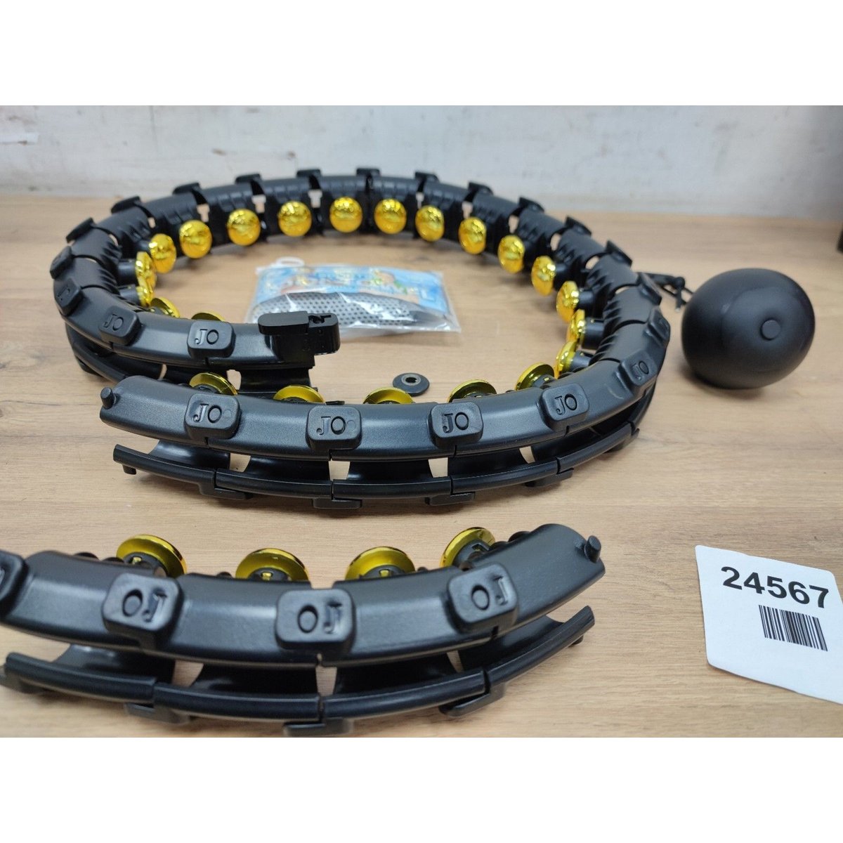 Smart Hula Hoop PVC Black Fitness Hoop