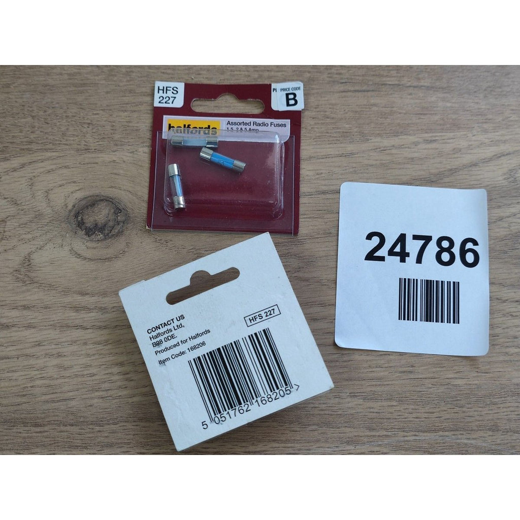 Halfords Assorted Radio Fuses HFS227