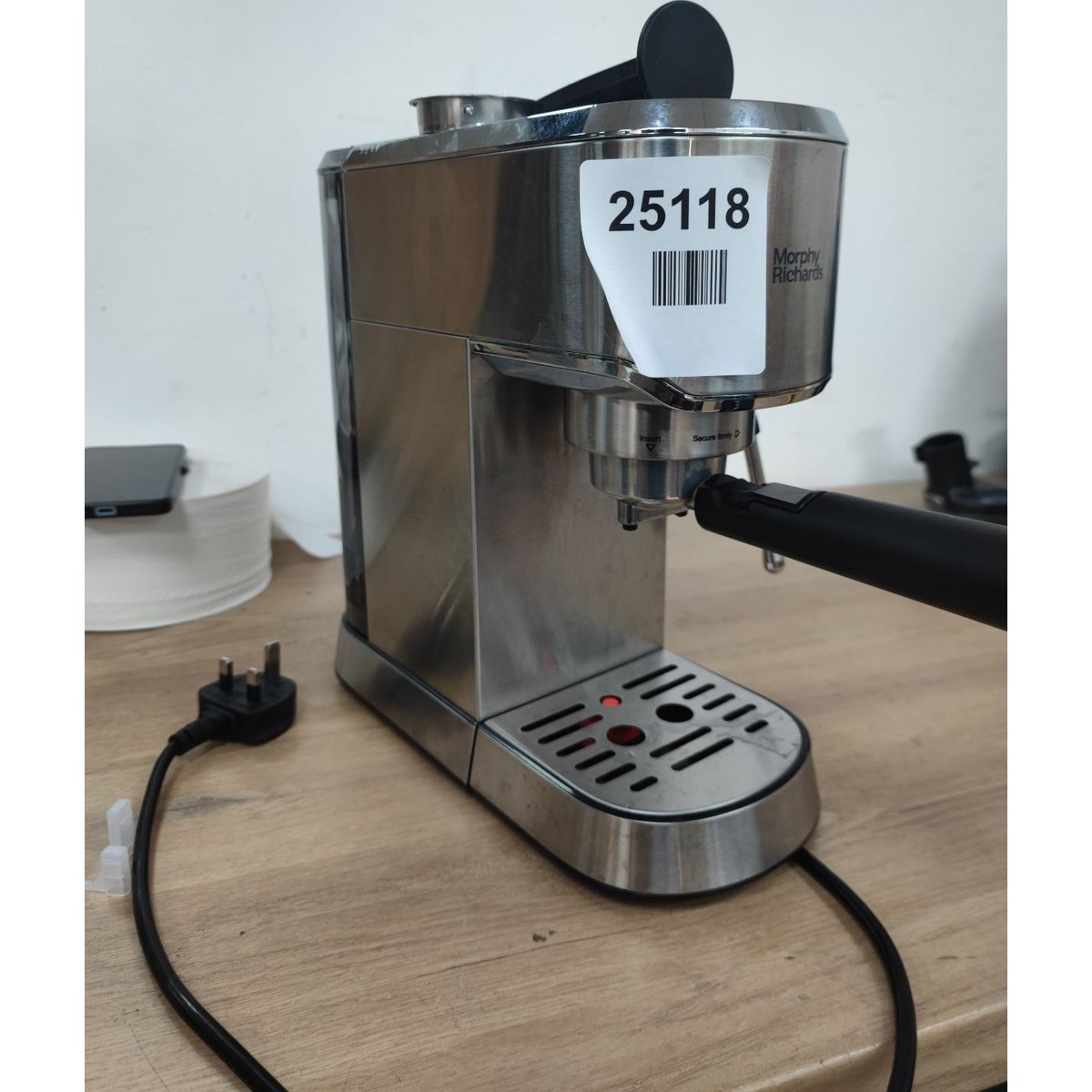 Morphy Richards 172022 Espresso Coffee Machine 15 bar Stainless Steel