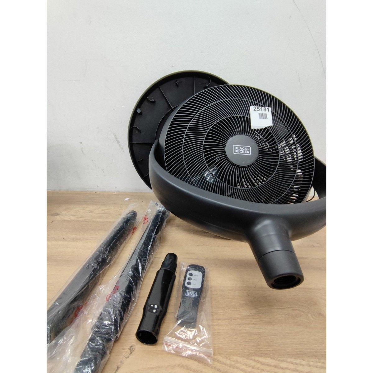 BLACK+DECKER High Velocity Pedestal Desk Fan - Black (BXFP51001GB)