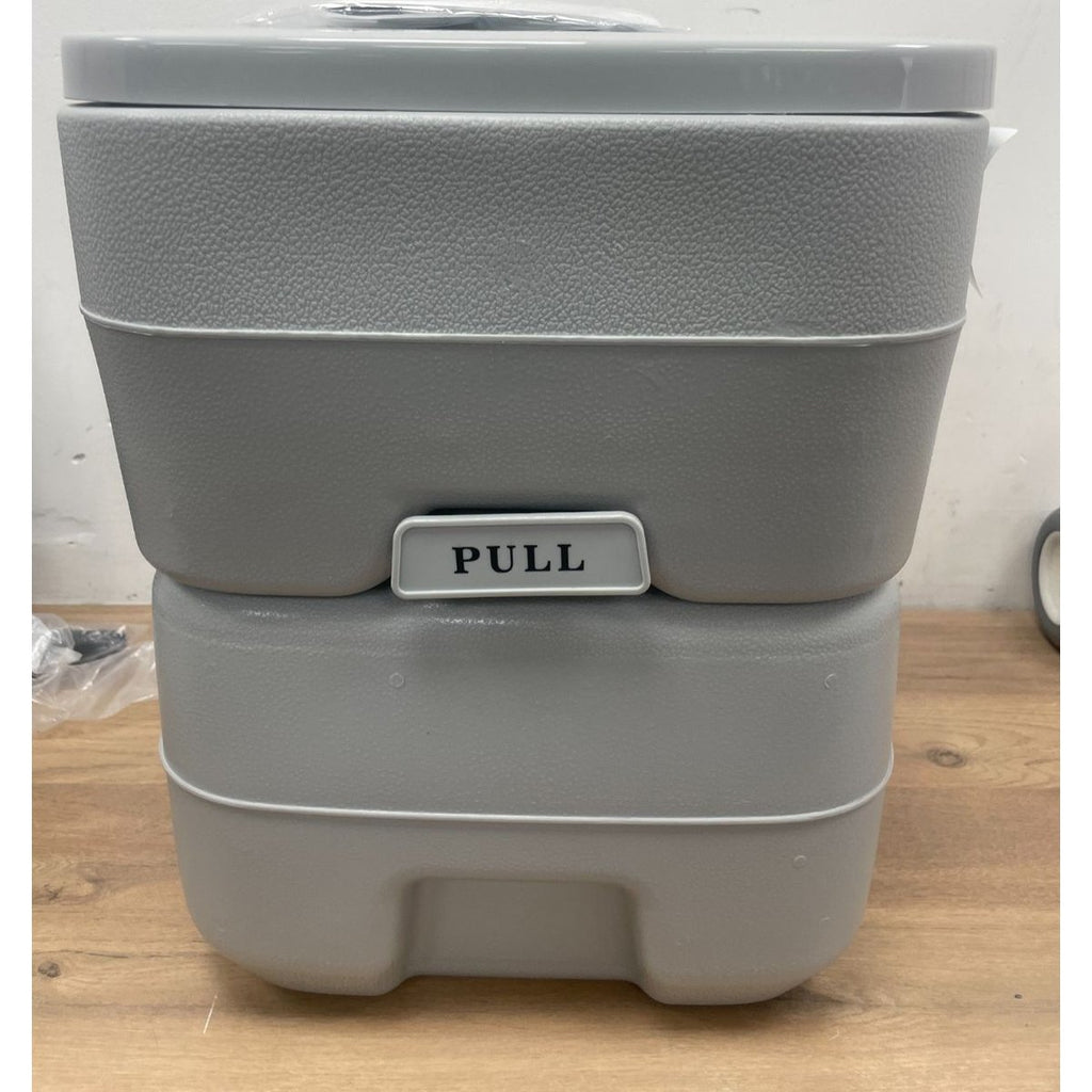 Homcom Portable Chemical Toilet - Grey