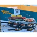 Giles Posner Electric Stone Raclette Grill Non-Stick Indoor Tabletop Appliance