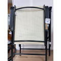 Outsunny Set of 2 Folding Garden Chairs, Metal Frame Garden Chairs Outdoor Patio