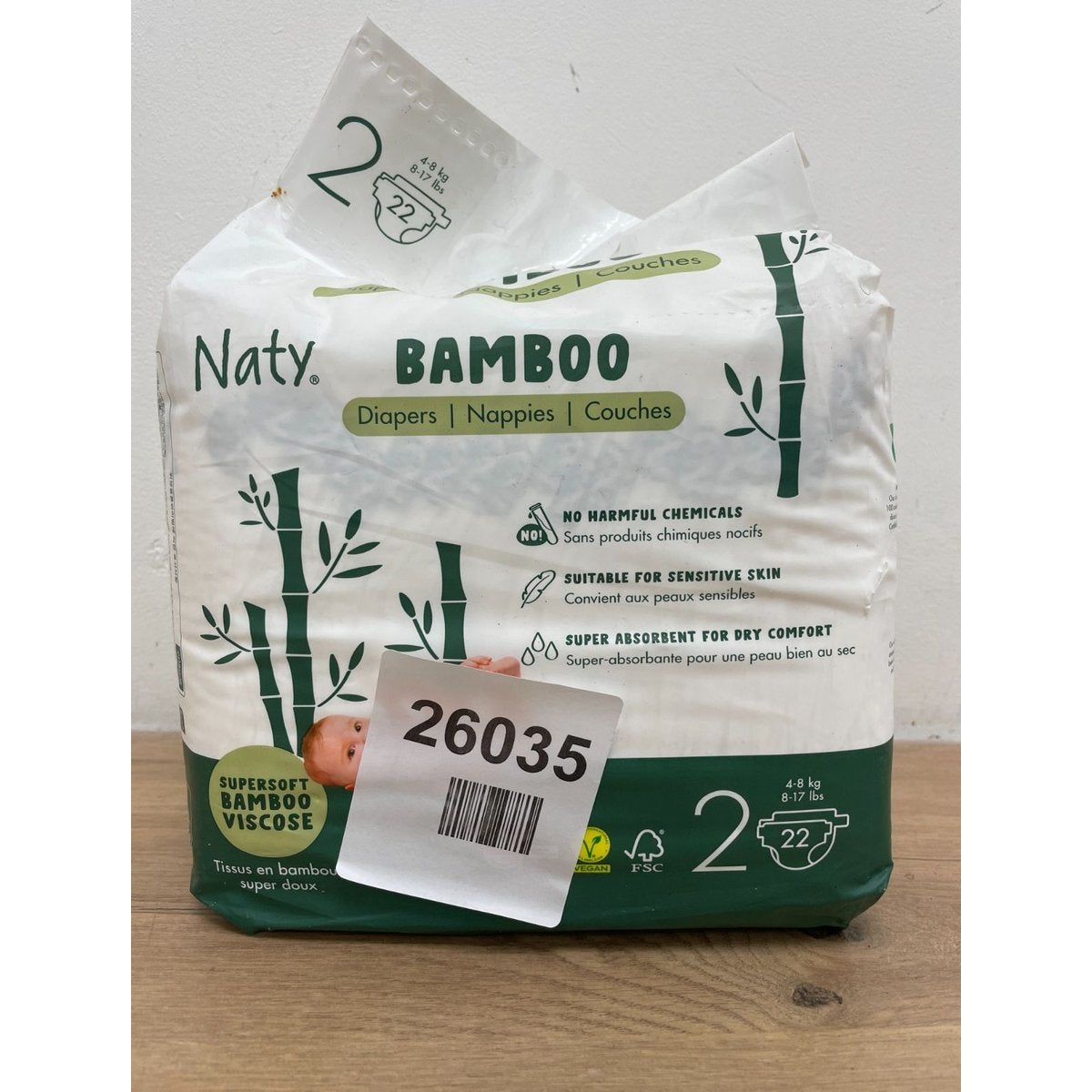 Naty Bamboo Viscose Baby Nappies – Silky Soft, Plant Based Nappy