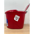 Vileda SuperMocio Bucket with Torsion Wringer - Red, 10L
