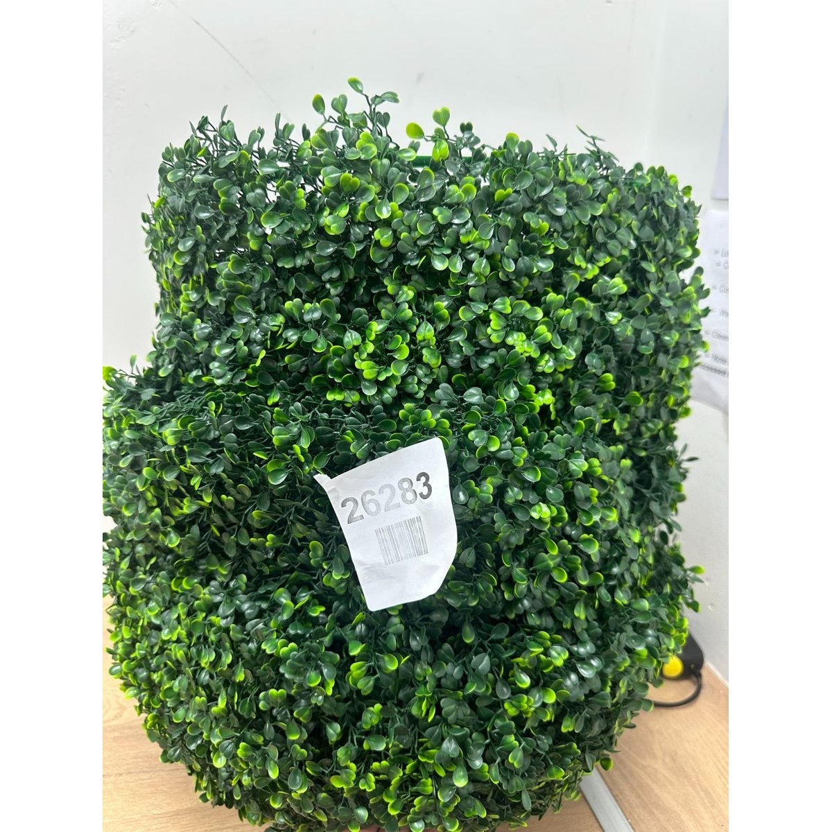 TOets 14 Inch Artificial Topiary Ball, Round Faux Boxwood Grass Balls, Eco-Frien