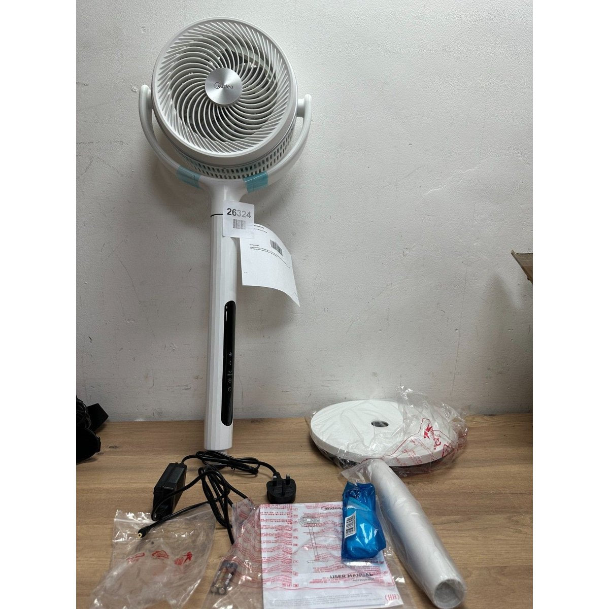 Midea MCF25GRWUK 21dB Pedestal Fan