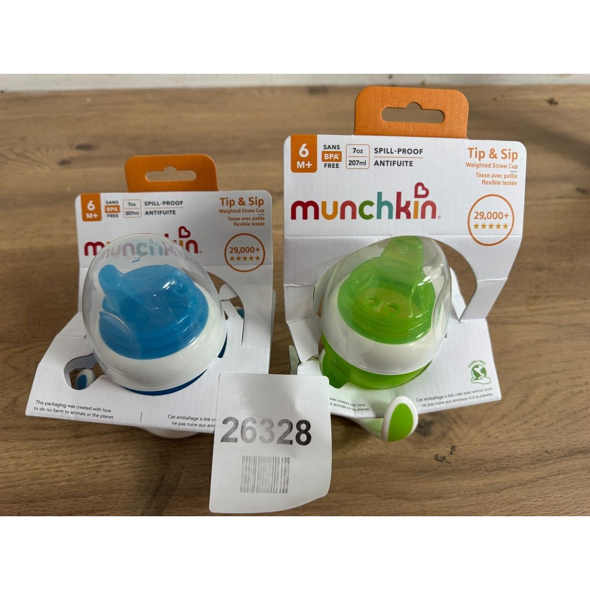 Munchkin Click Lock Tip and Sip Straw Trainer Cup, 207ml