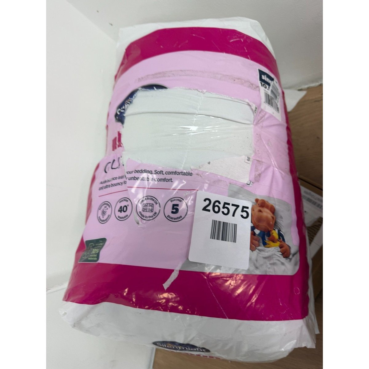 Silentnight Ultra Bounce Duvet, Super-King, Microfiber, White