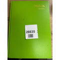 A5 One Day A Page Appointment Diary Academic Yellow 2025 - 2026