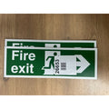 SAFETYKING Fire Exit Sticker Running Man
