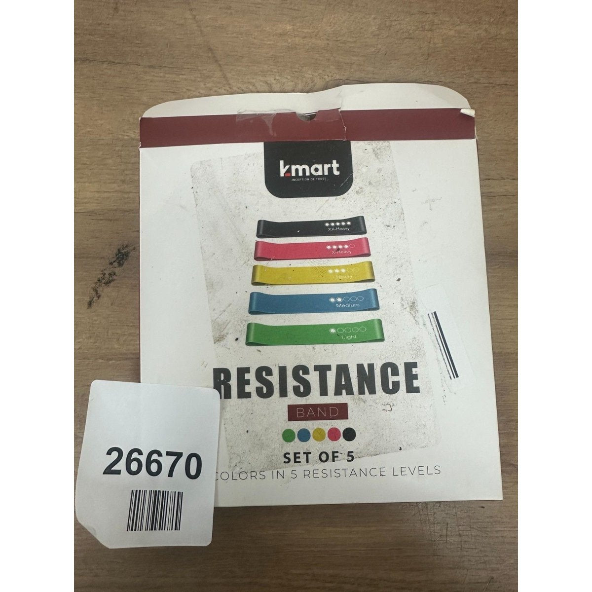 K-mart Resistance Bands - Set of 5