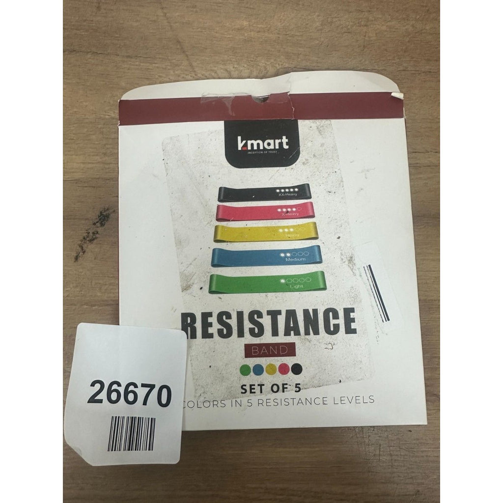 K-mart Resistance Bands - Set of 5 — New (other)