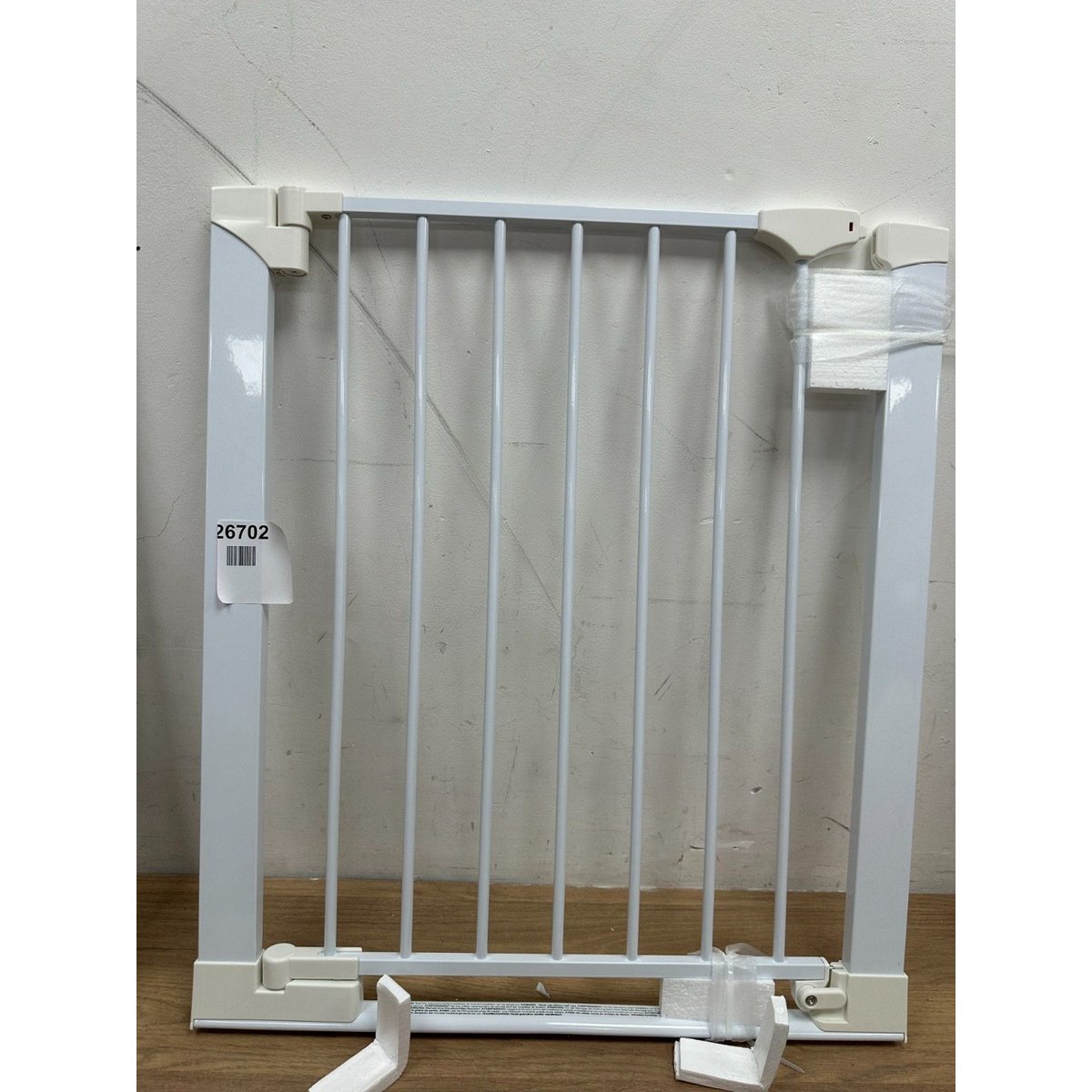Safetots Self Closing Baby Safety Gate White Narrow