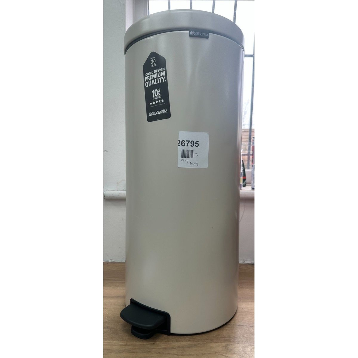 Brabantia newIcon Pedal Bin 30 Litre Plastic Bucket