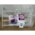 4 Bar Radiator Clothes Airer White Drying Rack