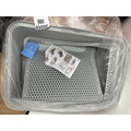 PetPicks Stainless Steel Litter Box - Extra Large Enclosed Metal Litter Tray