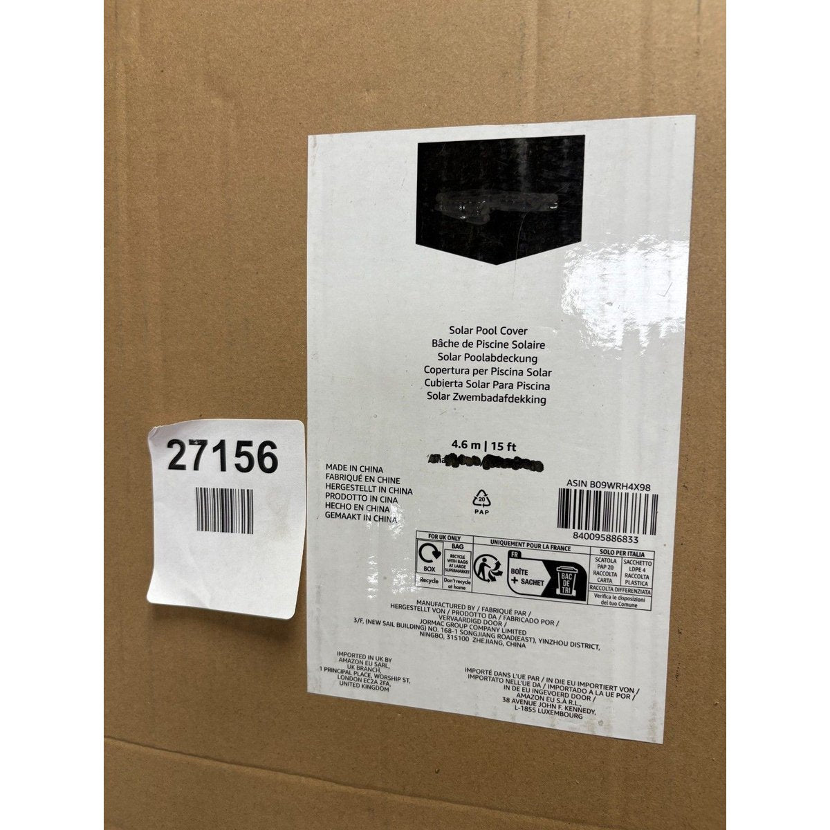 4.6 m / 15 ft Solar Pool Cover – Brand New, Sealed ... 69£ RRP