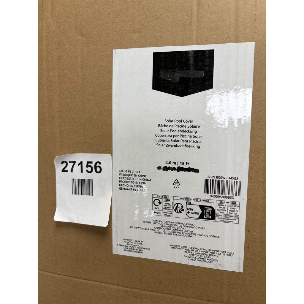 4.6 m / 15 ft Solar Pool Cover – Brand New, Sealed ... 69£ RRP — New (other)