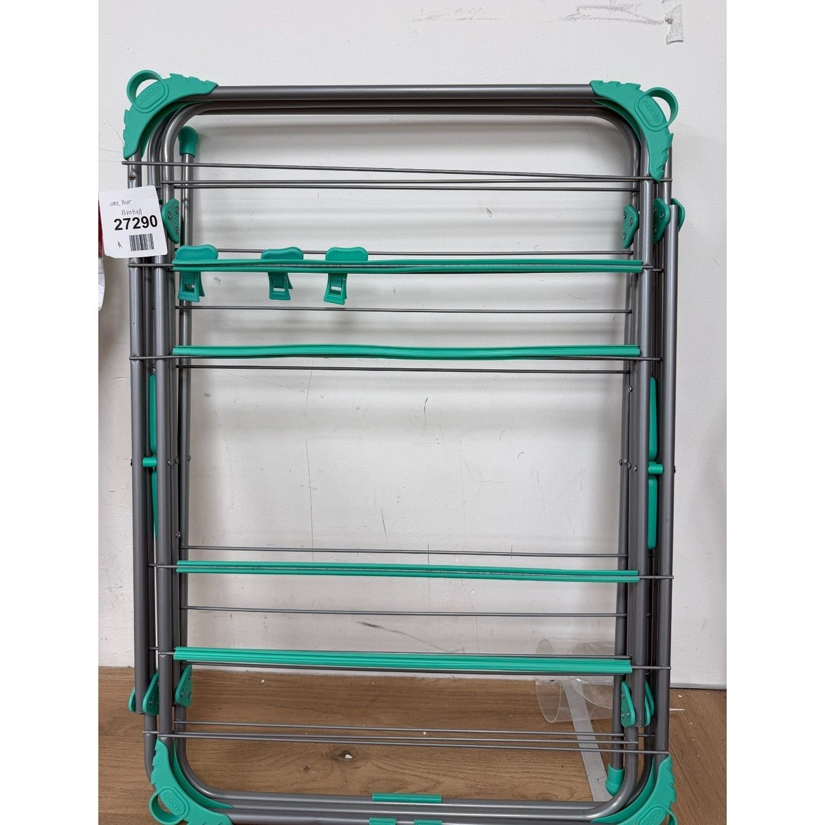 Beldray LA029005FEU7 XL Clothes Airer – Foldable Drying Rack with Additional Hoo