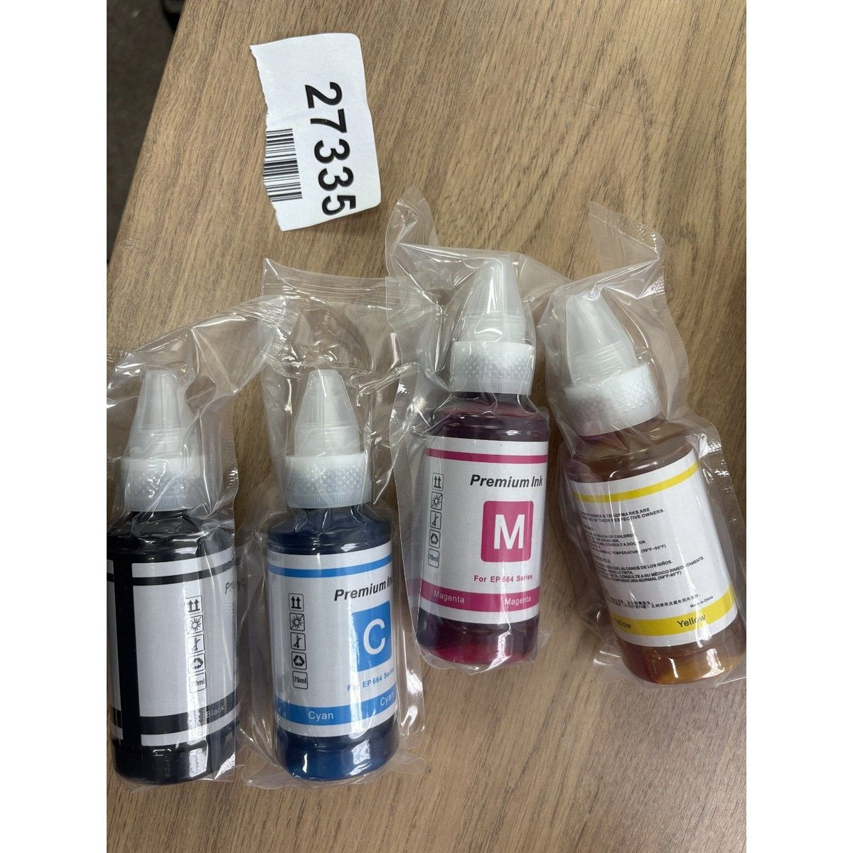 664 Ink Bottle Refills ET-2650 ET-2600 ET-4500 ET-4550, 664 Ink Cartridges Multi