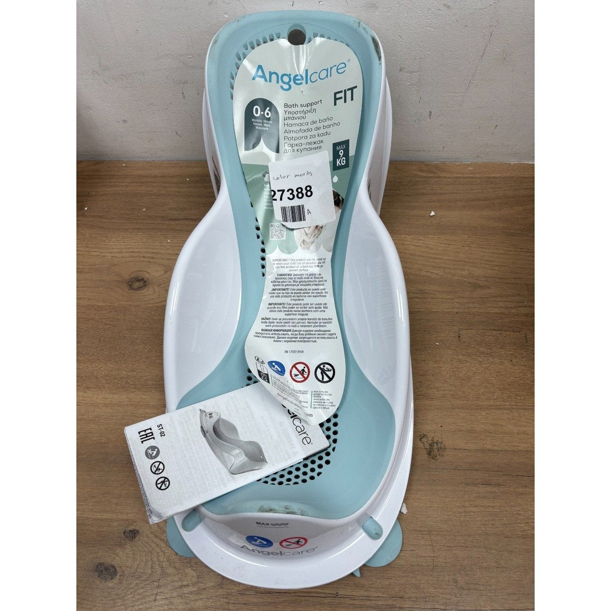 Angel Care Rubber Baby Bath Seat Support newborn