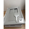 PawHut Cat Litter Tray with Hood Enclosed Cat Litter Box Pet Toilet