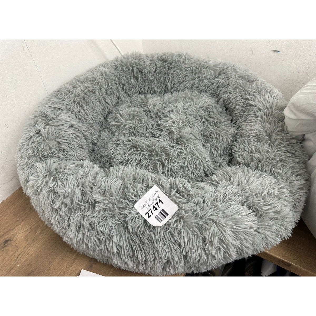 Plush Calming Dog Bed, Donut