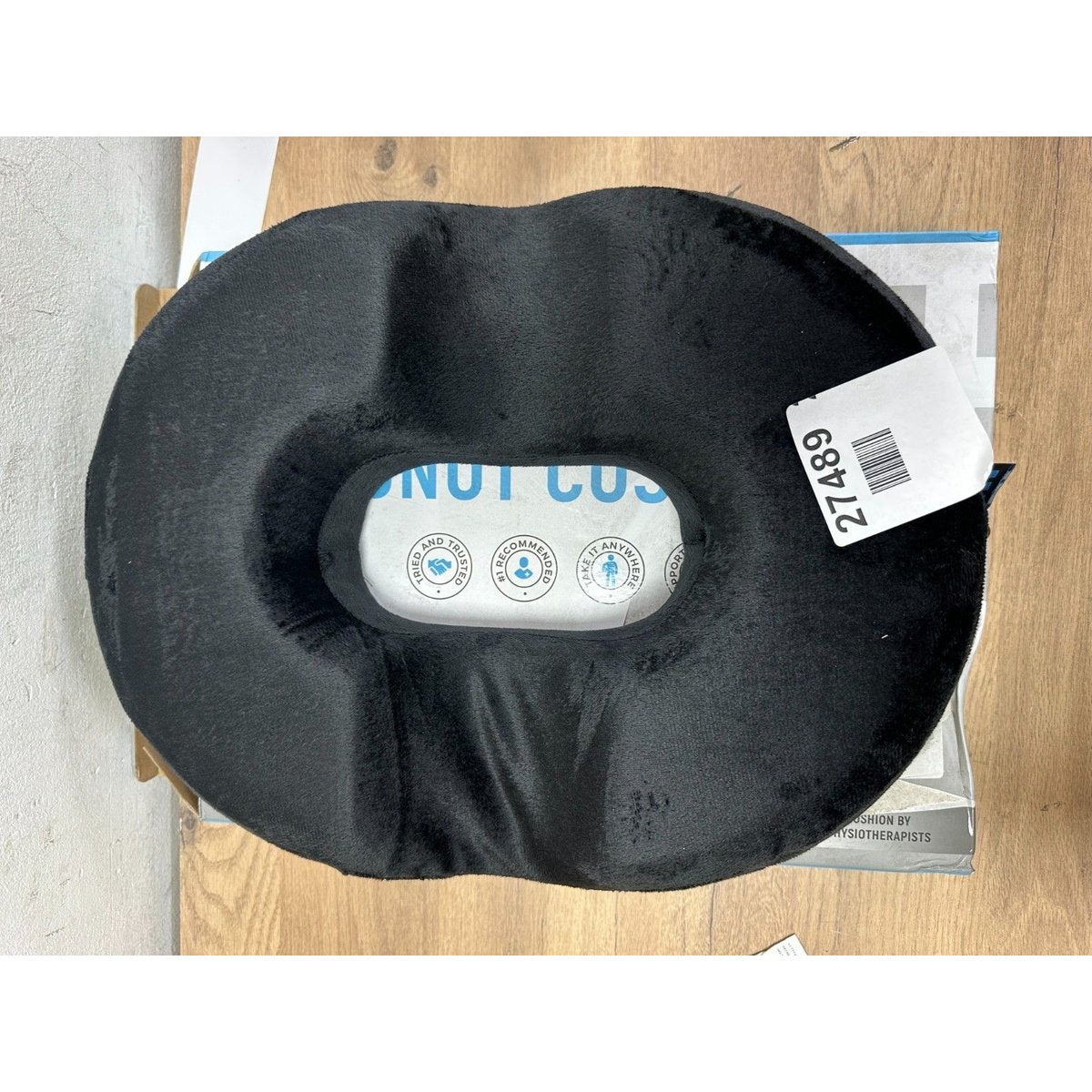 ERGONOMIC INNOVATIONS Donut Cushion for Coccyx Pain Relief and Hemorrhoids Donut