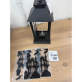 Black Light Up LED Lantern Decoration