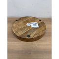 round serving tray with handles