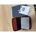 ALLEN & MATE 100% Leather Travel Card Holder - Slim Minimalist Wallet for Travel