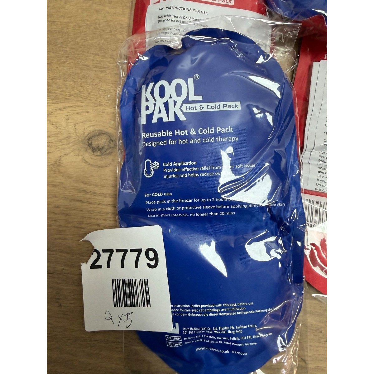 Koolpak Luxury Hot & Cold Reusable Pack Oval - 12.5 x 25.5cm