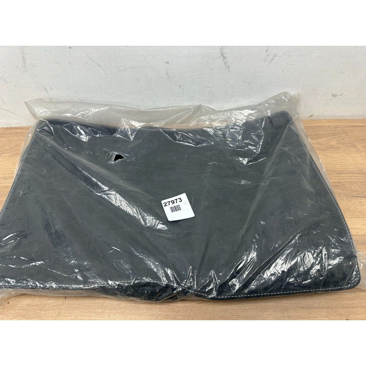 Black rolled edge silver stitch mats S class LWB 2013-2020