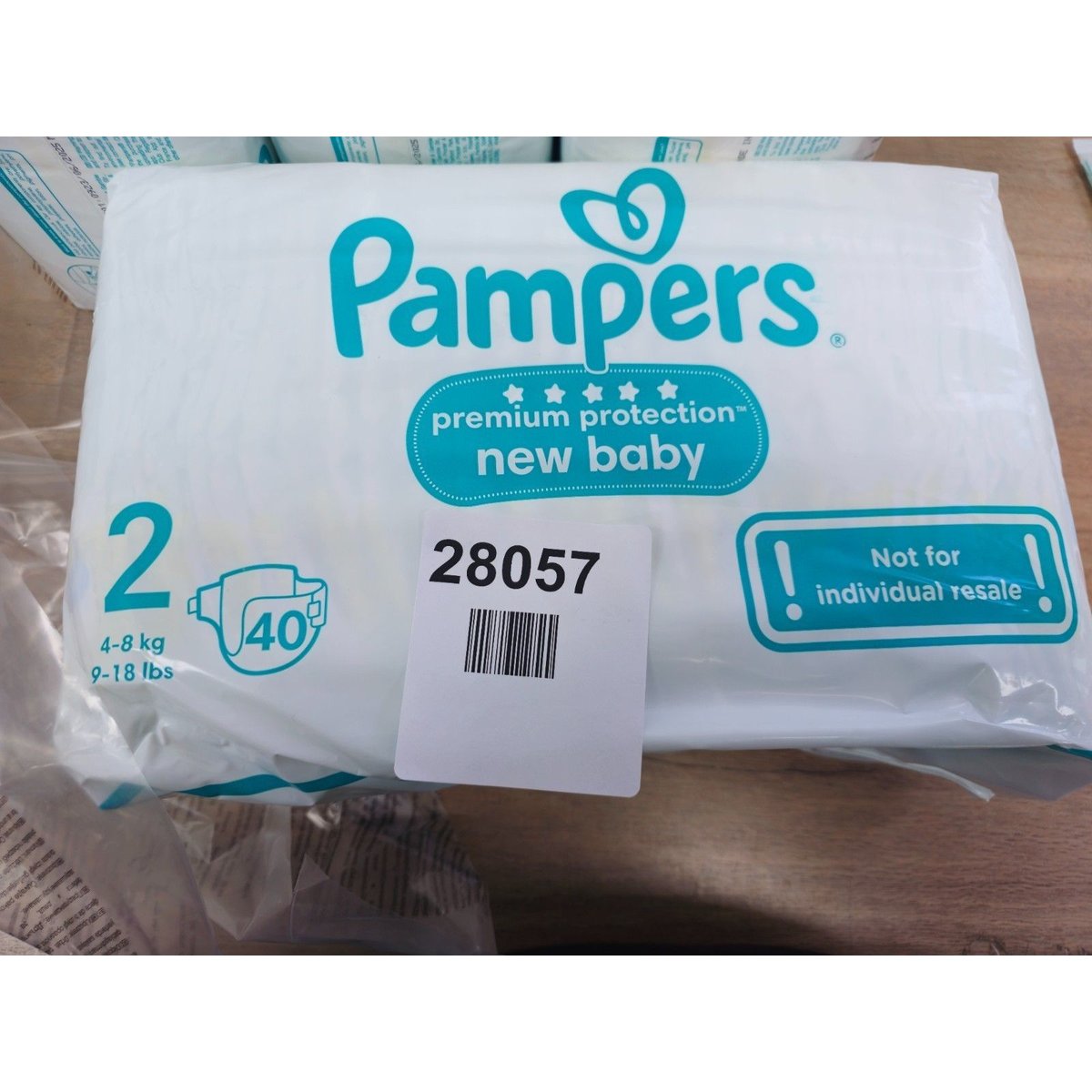 Pampers Premium Protection New Baby Size 2, 240 Nappies, 4kg - 8kg, Monthly Pack