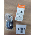 GRIFEMA 4 Digit Combination Padlock Black Heavy Duty Outdoor Lock GA1001-1