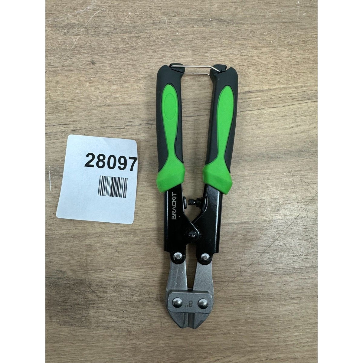 Brackit 8” Bolt Cutter, Heavy Duty Steel Mini Cropper Tool