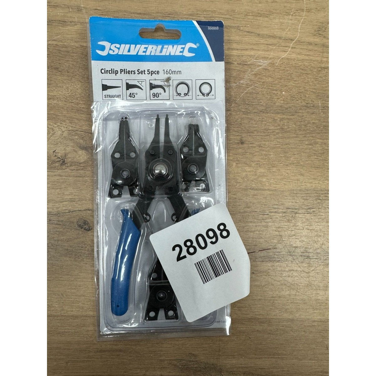 Silverline Circlip Pliers Set 5pce - 160mm