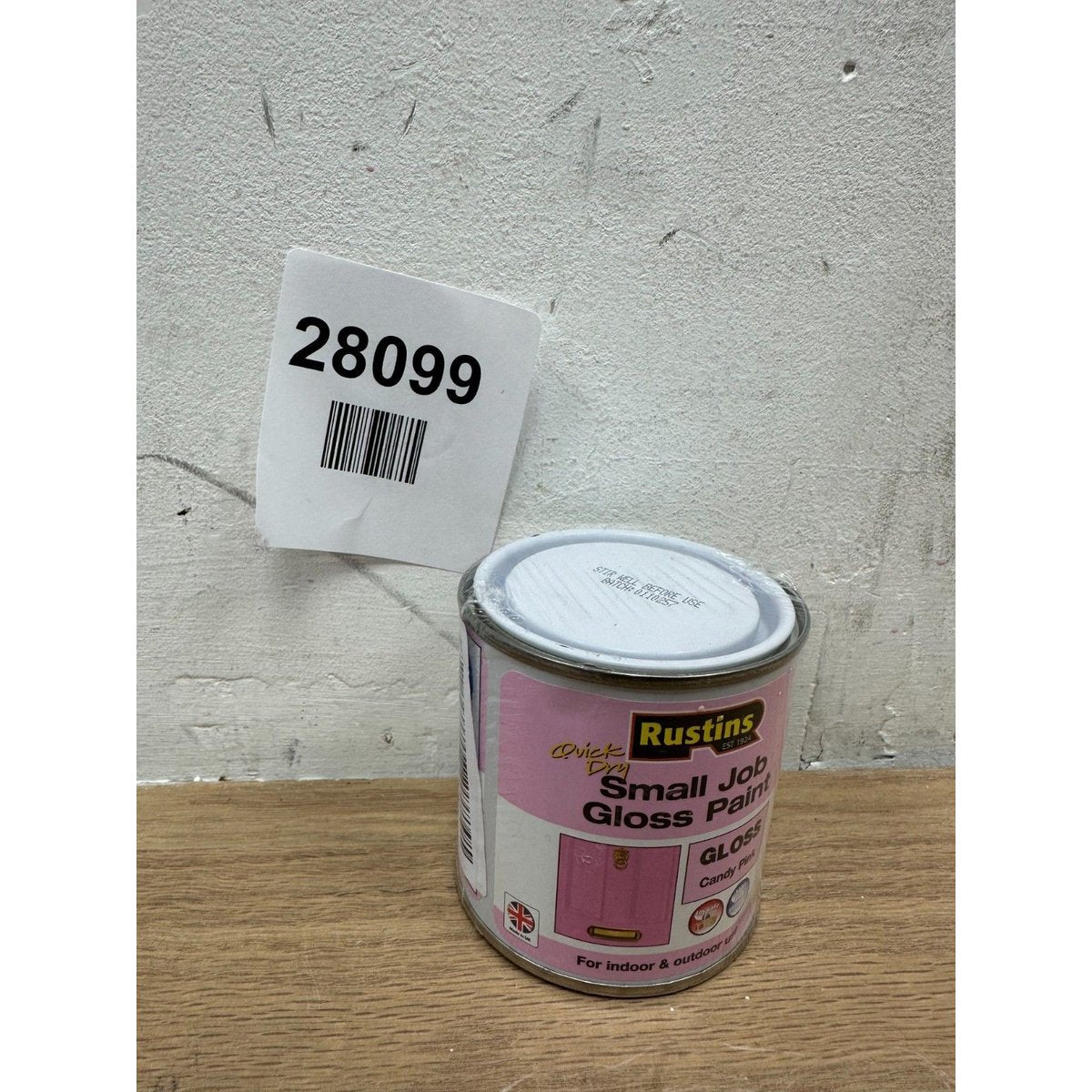 Rustins Small Job Candy Pink Gloss Paint