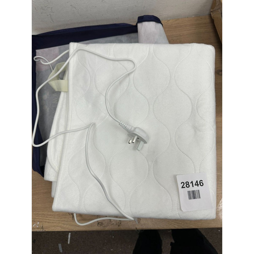 Dreamland Double Cotton Heated Mattress Warmer Dual Control Fast Heat Washable