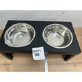 Elevated Dog Bowls, Adjustable Height Stainless Steel Raised Dog Slow Feeder Bow
